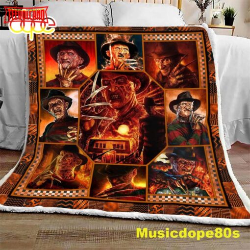 Horror Nightmare Halloween Sofa Fleece Throw Blanket