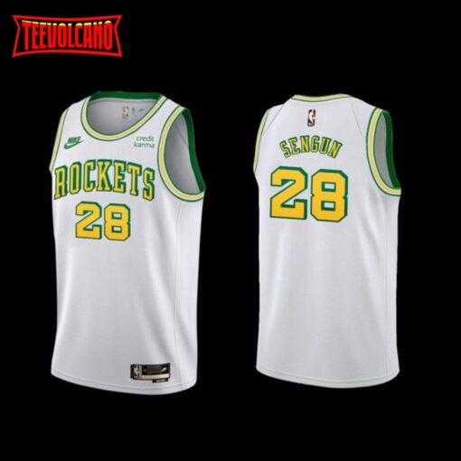 Houston Rockets Alperen Sengun 2022-23 White Classic Edition Jersey