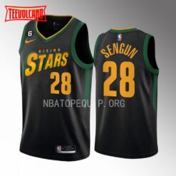 Houston Rockets Alperen Sengun 2023 NBA Rising Stars Black Jersey