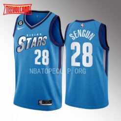 Houston Rockets Alperen Sengun 2023 NBA Rising Stars Blue Jersey