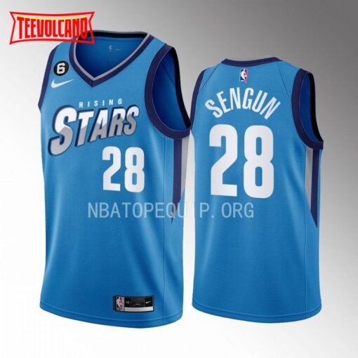 Houston Rockets Alperen Sengun 2023 NBA Rising Stars Blue Jersey