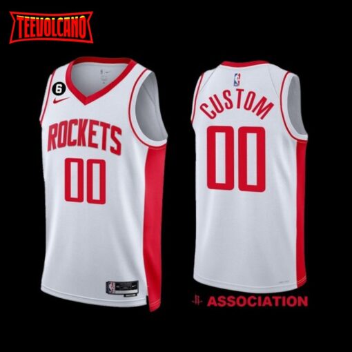 Houston Rockets Custom 2022-23 Association Edition Jersey White