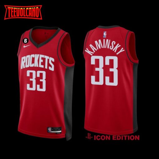 Houston Rockets Frank Kaminsky 2022-23 Red Icon Edition Jersey