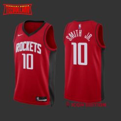 Houston Rockets Jabari Smith Jr Red Icon Edition Jersey