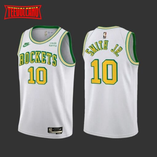 Houston Rockets Jabari Smith Jr White Classic Edition Jersey