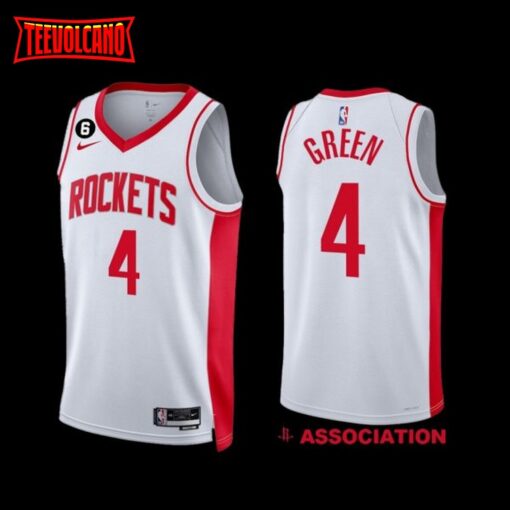 Houston Rockets Jalen Green 2022-23 Association Edition Jersey White