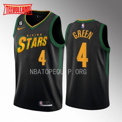 Houston Rockets Jalen Green 2023 NBA Rising Stars Black Jersey