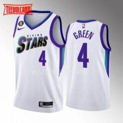 Houston Rockets Jalen Green 2023 NBA Rising Stars White Jersey