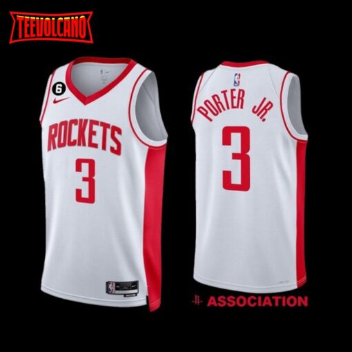 Houston Rockets Kevin Porter Jr. 2022-23 Association Edition Jersey White