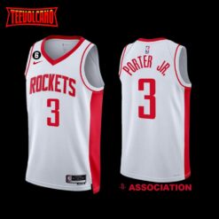 Houston Rockets Kevin Porter Jr. 2022-23 Association Edition Jersey White