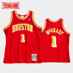 Houston Rockets Tracy McGrady Red 2004 2005 Throwback Jersey