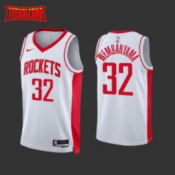 Houston Rockets Victor Wembanyama White Association 2023 Draft Jersey