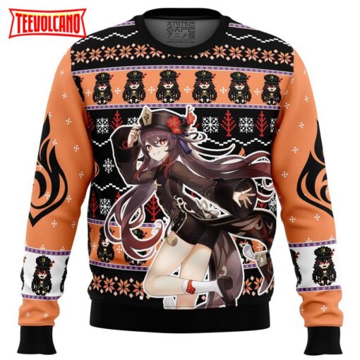 Hu Tao Genshin Impact Ugly Christmas Sweater