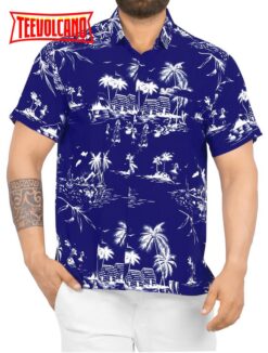 Hwaii shirt Button Down Short Sleeve Beach Shirt