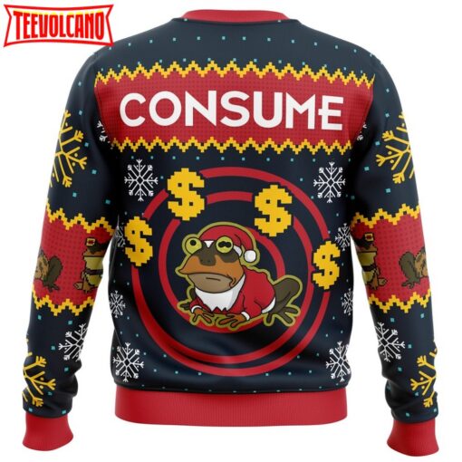 Hypnotoad Consume Futurama Ugly Christmas Sweater