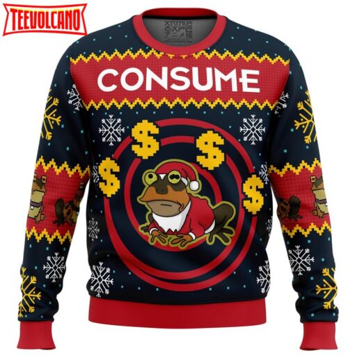 Hypnotoad Consume Futurama Ugly Christmas Sweater