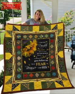 I Am The Daughter Of The King 3D Customized Quilt Blanket