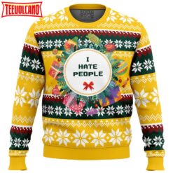 I Hate People Parody Ugly Christmas Sweater