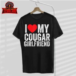 I Love My Cougar Girlfriend Retro Vintage T-Shirt