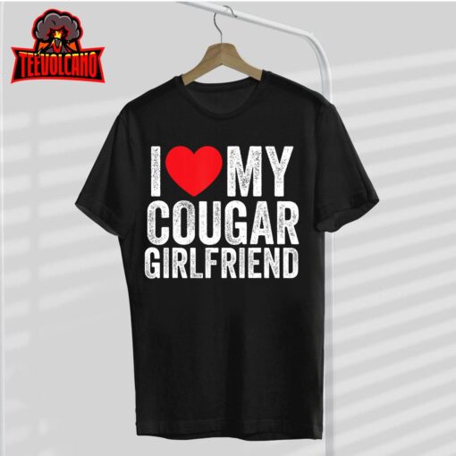 I Love My Cougar Girlfriend Retro Vintage T-Shirt