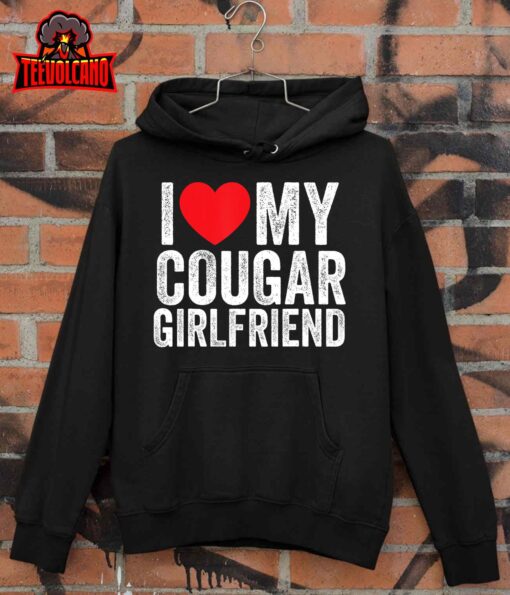 I Love My Cougar Girlfriend Retro Vintage T-Shirt