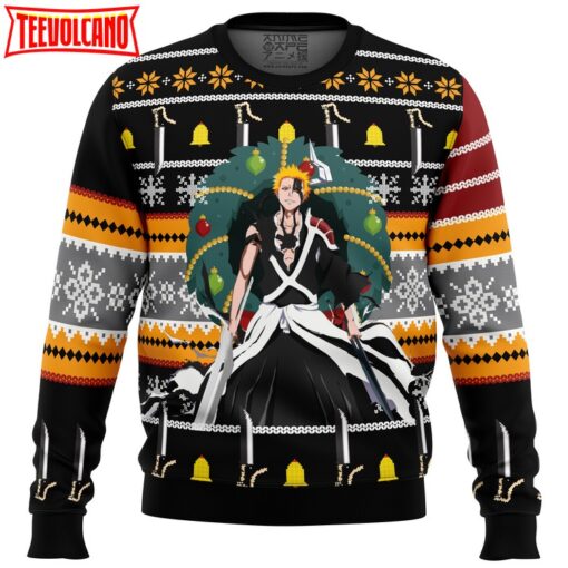 Ichigo True Bankai Bleach Ugly Christmas Sweater