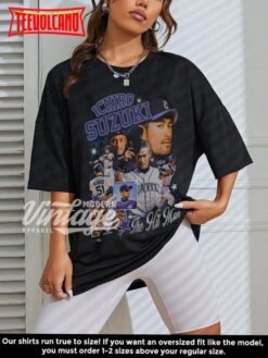 Ichiro Suzuki  Shirt, Baseball Shirt, Classic 90s Graphic T Shirt