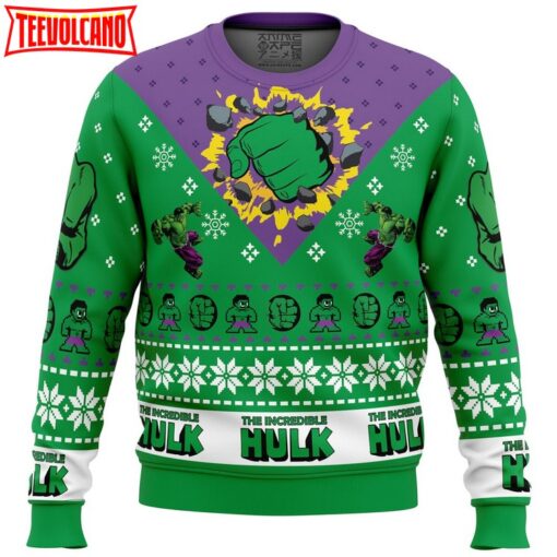 I’m Always Angry The Incredible Hulk Marvel Ugly Christmas Sweater