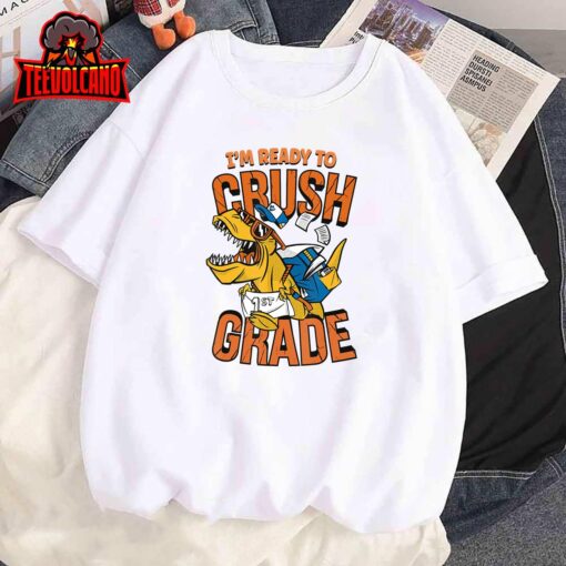 I’m Ready To Crush 1st Grade T Rex Dinosaur Back To School T-Shirt