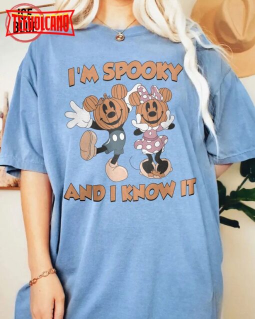 Im Spooky And I Know It Comfort Colors Shirt, Spooky Family Halloween Shirt