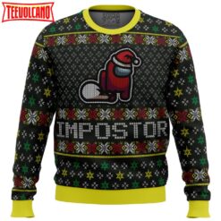 Impostor Among Us Ugly Christmas Sweater