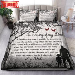 In Memory Of My Dad Bedding Sets