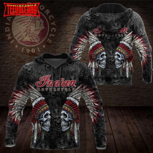 Indian Motorcycle 3D Pullover Hoodie