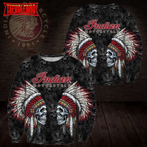 Indian Motorcycle 3D Pullover Hoodie