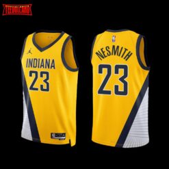 Indiana Pacers Aaron Nesmith 2022-23 Statement Edition Jersey Yellow