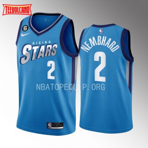 Indiana Pacers Andrew Nembhard 2023 NBA Rising Stars Blue Jersey