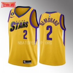 Indiana Pacers Andrew Nembhard 2023 NBA Rising Stars Yellow Jersey