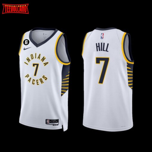 Indiana Pacers George Hill 2022-23 Association Edition Jersey White