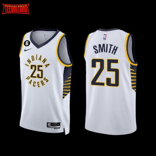 Indiana Pacers Jalen Smith 2022-23 Association Edition Jersey White