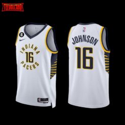 Indiana Pacers James Johnson 2022-23 Association Edition Jersey White