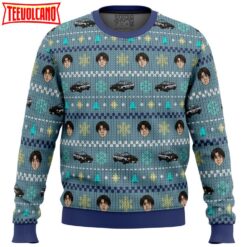 Initial D Takumi Fujiwara Ugly Christmas Sweater