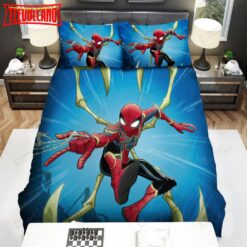 Iron Spider Spider-Man Character Bed Sheets Duvet Cover Bedding Sets