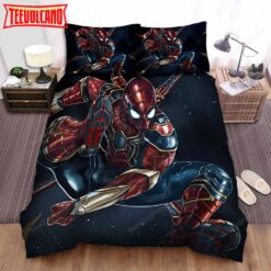 Iron Spider Starry Night Bed Sheets Duvet Cover Bedding Sets