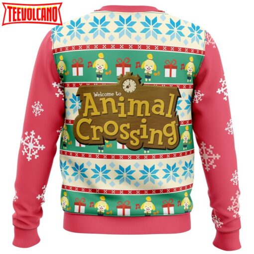 Isabelle Animal Crossing Ugly Christmas Sweater