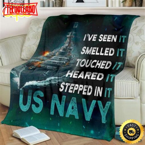 I’ve Seen It Us Navy Fleece Throw Blanket