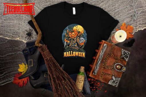 Jack O Lantern Pumpkin Shirt, Jack O Lantern Halloween Shirt