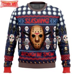 Jason Vorhees Friday the 13th Ugly Christmas Sweater