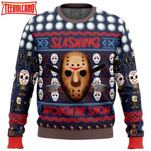 Jason Vorhees Friday the 13th Ugly Christmas Sweater