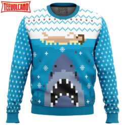 Jaws Ugly Christmas Sweater