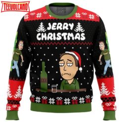 Jerry Christmas Rick and Morty Ugly Christmas Sweater